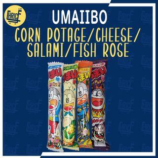 Umaibo (Cheese/ Corn Pottage/ Salami/ Fish Roe/Yakitori /Shrimp Mayonnaise / Takoyaki)