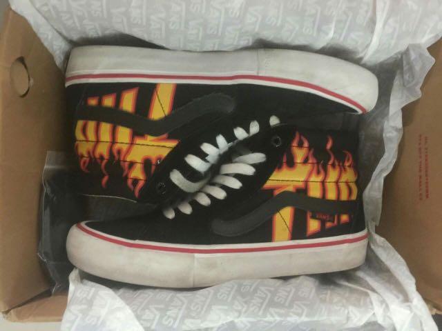 vans sk8 hi thrasher