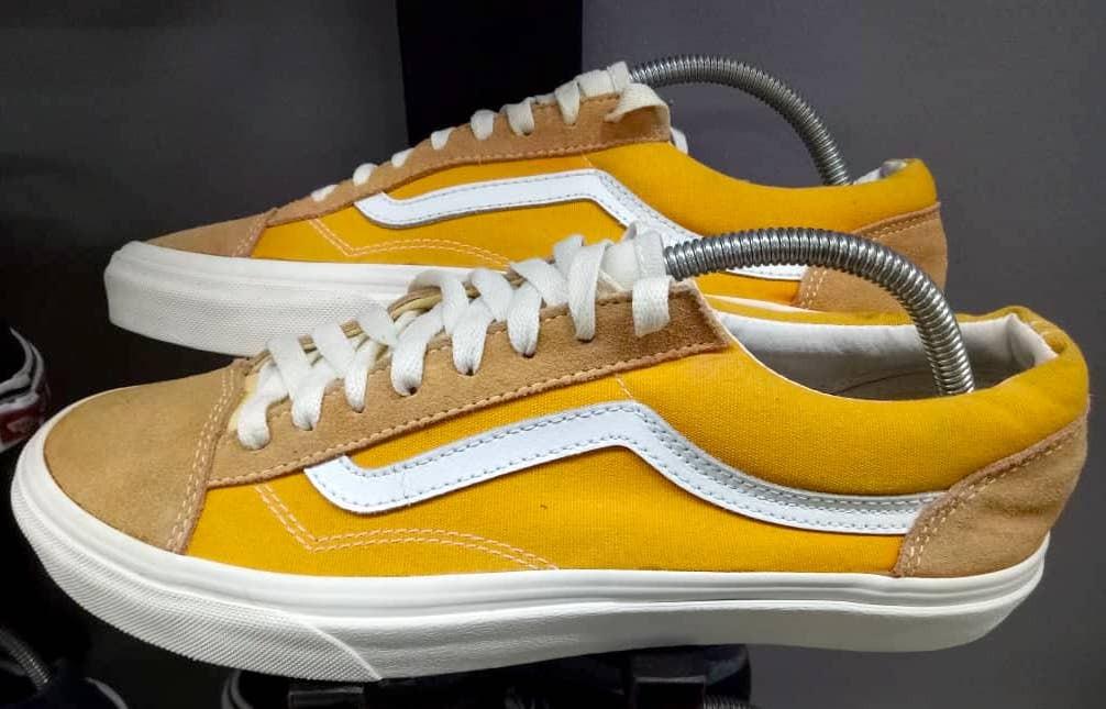 Yellow mustard sneakers clearance