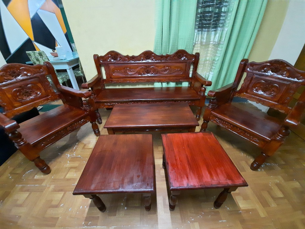 Wood sala sales set design 2020