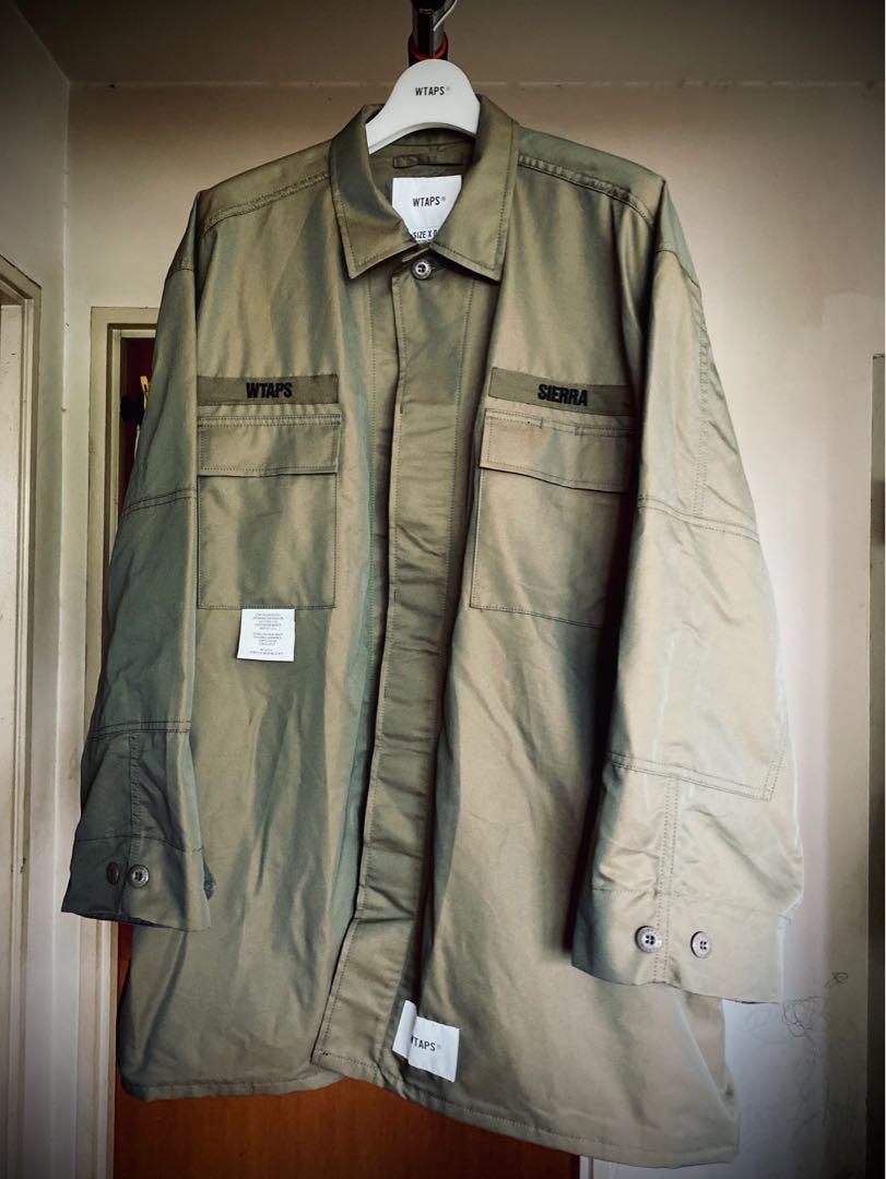 WTAPS 20SS Guardian Jacket COPO Twill Olive Sz01