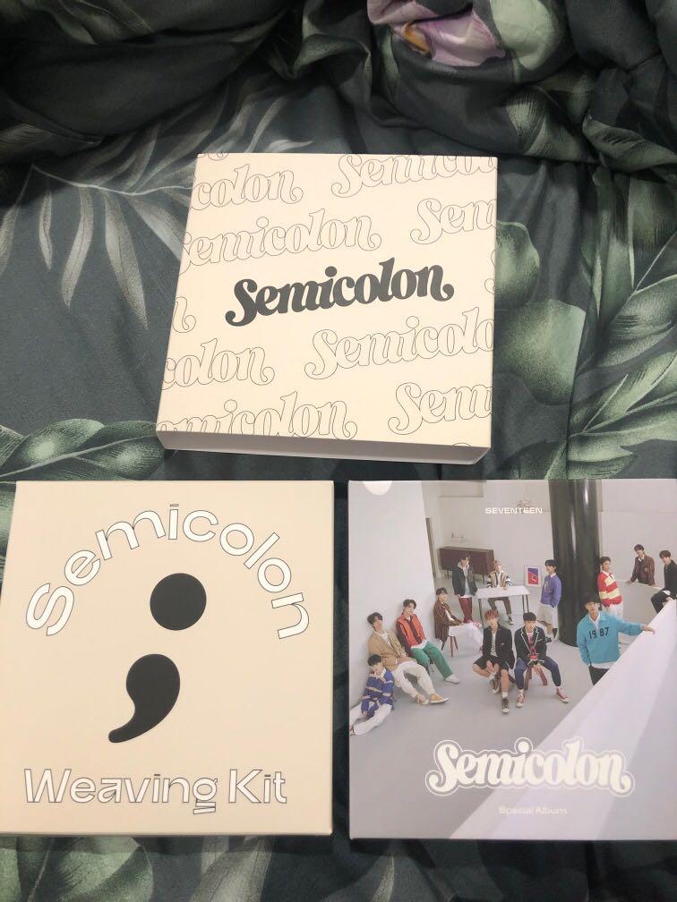 Wtt Seventeen Semicolon Album K Wave On Carousell