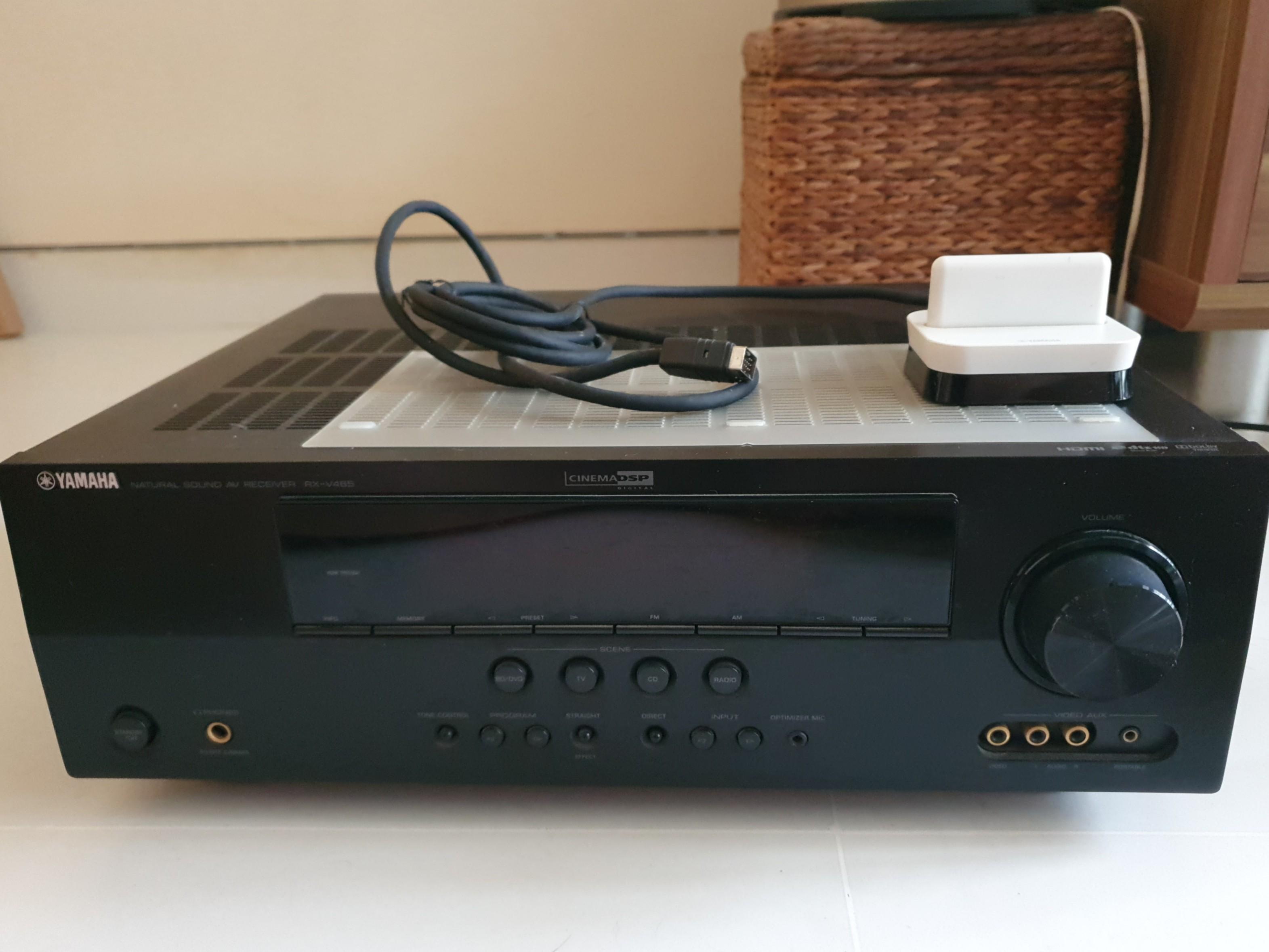 Yamaha RXV465 AV Receiver, Audio, Other Audio Equipment on Carousell