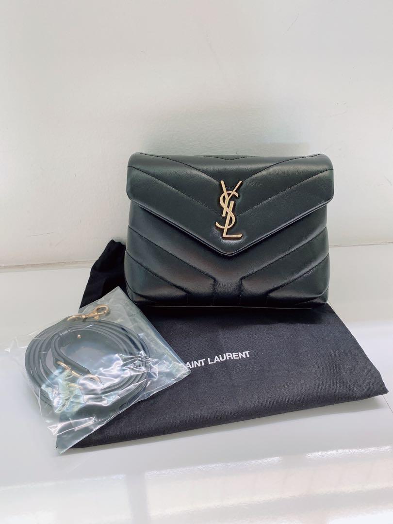 YSL LouLou Toy Bag in Black Calf, Luxury, Bags & Wallets on Carousell