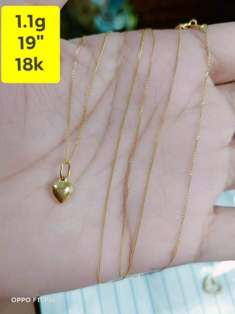 18k Gold Necklace (Category: Necklaces) located in Quezon City. Submitted by jonie_dequina (Listing ID 1045123727, Image 2). Description: 💎FIXED PRICE 💎ACTUAL PHOTOS ✅ Authentic ✅PAWNABLE *LBC door to door delivery ONLY *Lalamove/Grab/Speedy *NO PICK-UP/NO MEET-UP *NO COD *MOP: GCash & Unionbank Just DⓂ️ for order/inquiries *Resellers are welcome*.