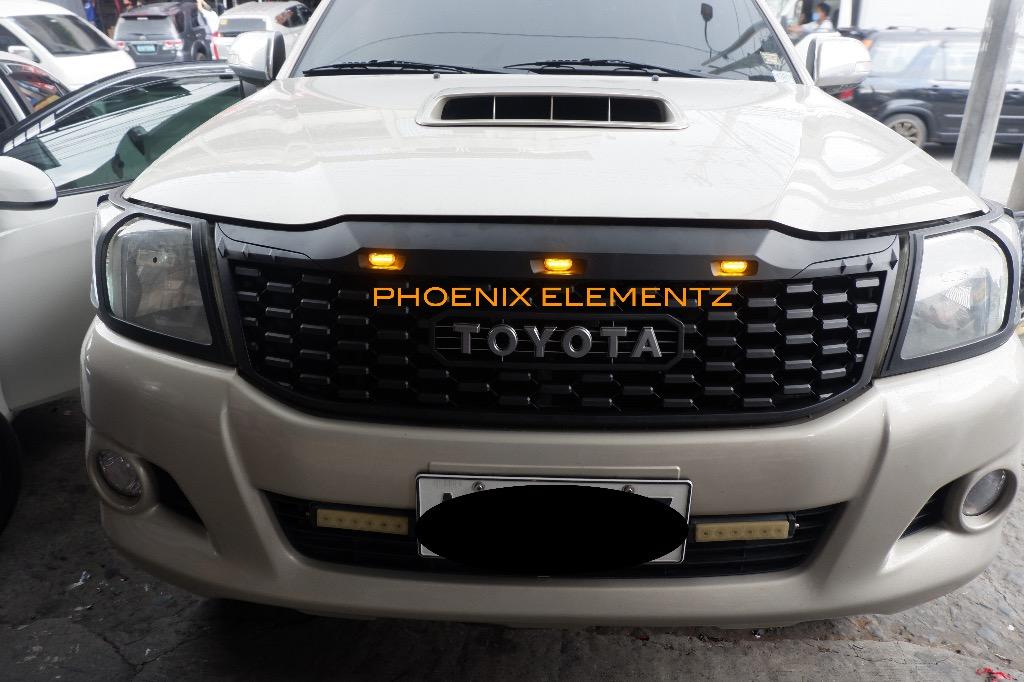 2011 To 2014 Toyota Hilux Vigo Champ Tundra Tacoma Front Grill With Led Car Parts Accessories Body Parts And Accessories On Carousell