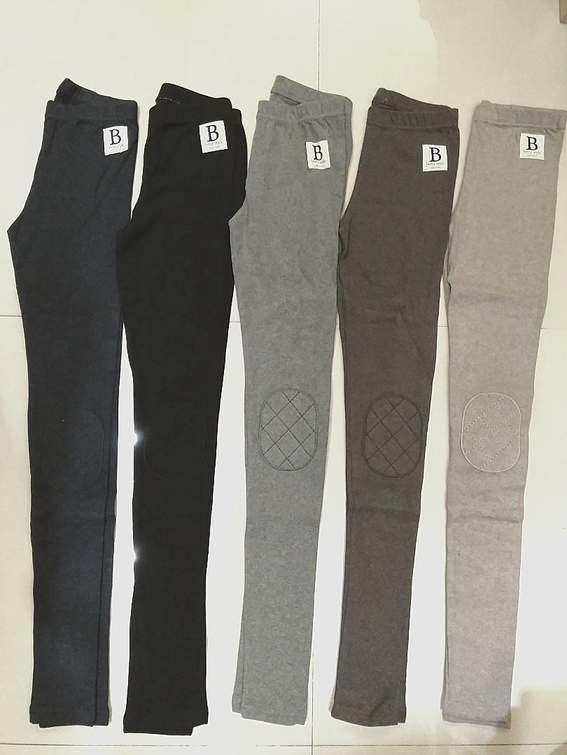 韓國首爾東大門入貨女裝leggings 彈性棉質瑜伽行山郊遊山系襯衫用修身長褲運動優閒褲 女裝 女裝褲 半截裙