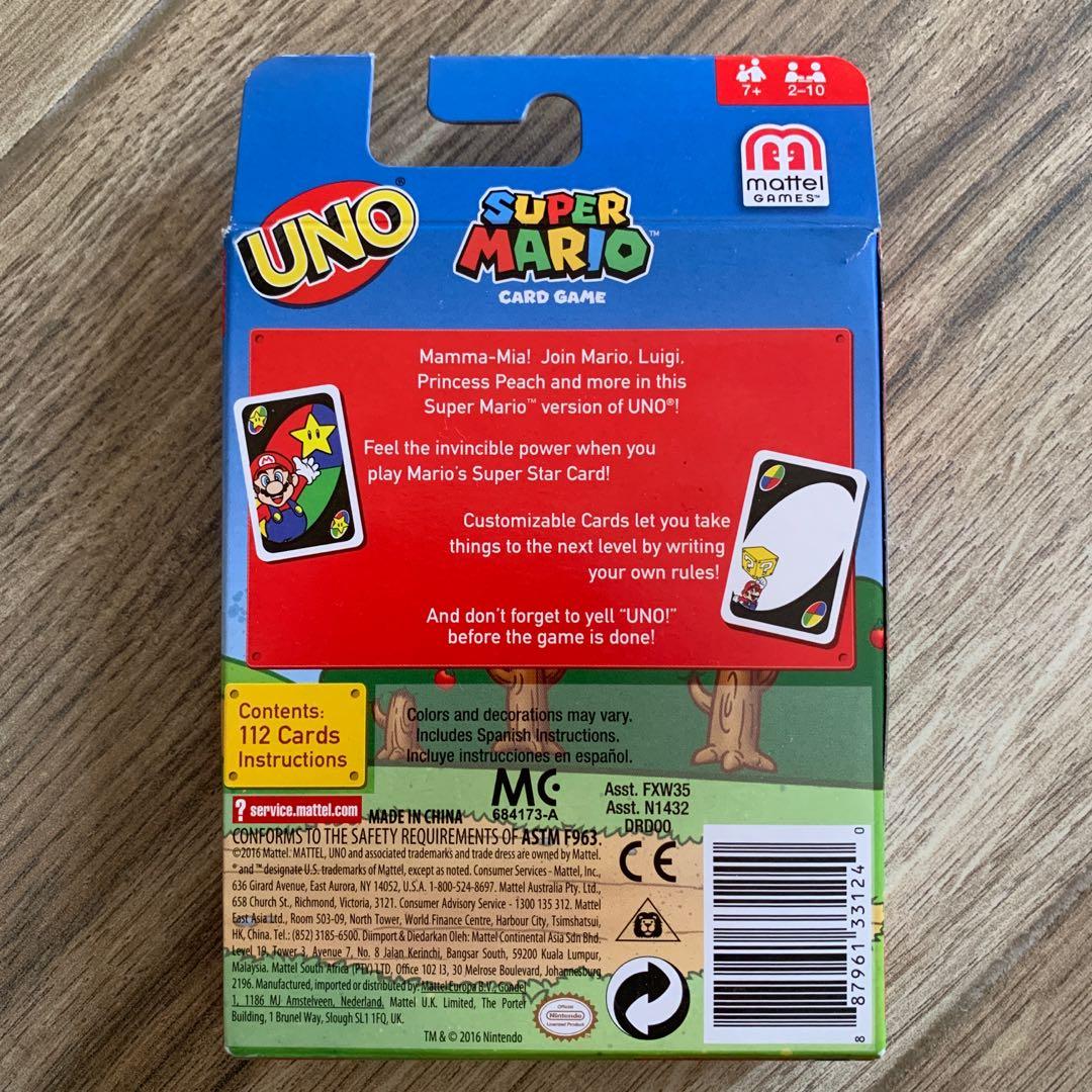 Mattel - Uno Super Mario Bros