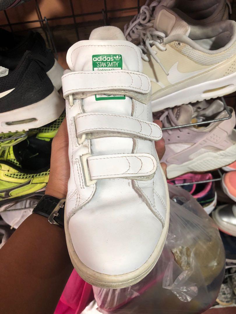 Stan smith hook and loop hot sale
