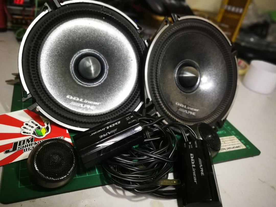 ALPINE DD Linear DDL-R17S ツイーター付き DDL-RT17S SPS-2006