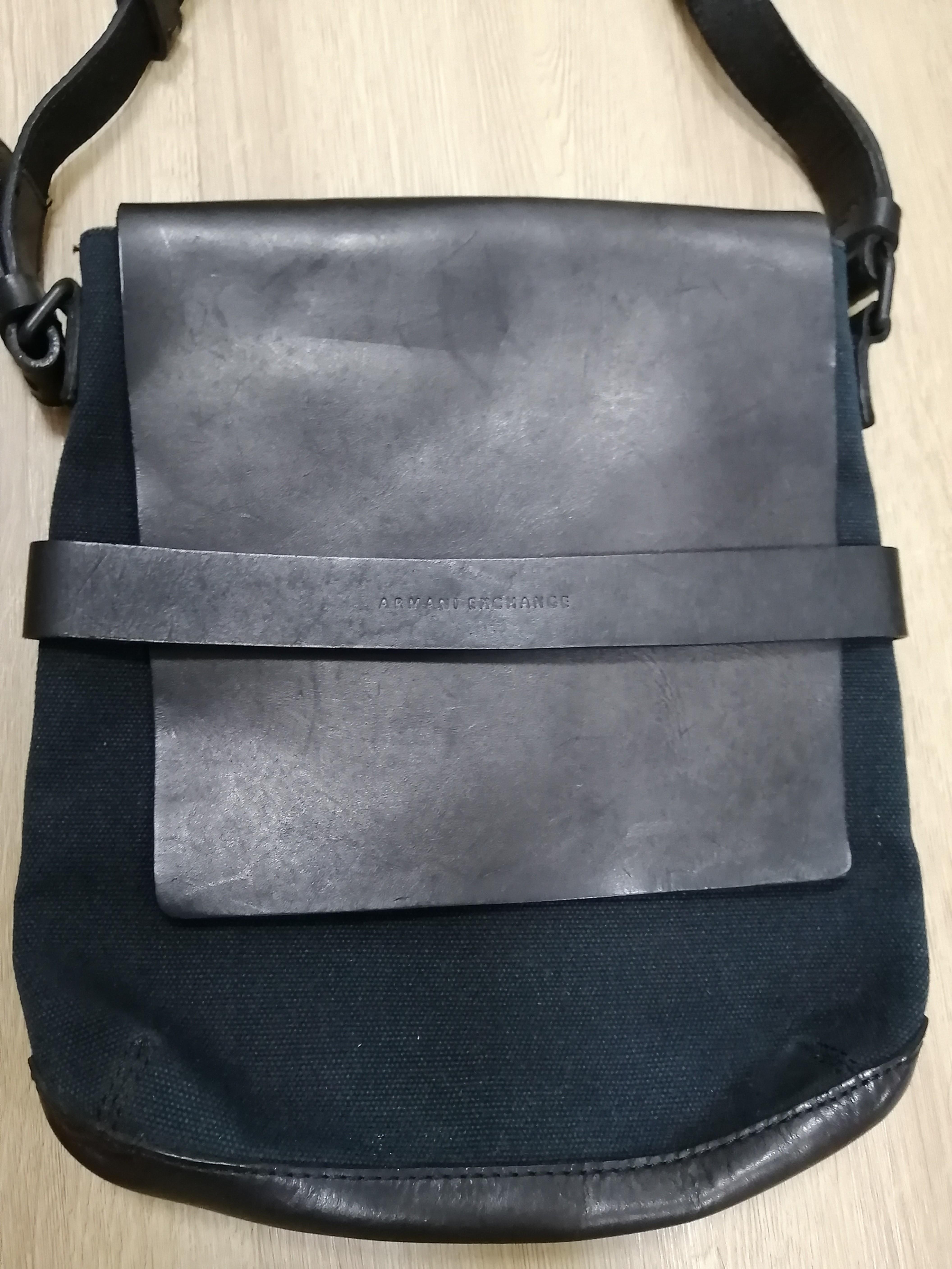 armani exchange mens crossbody bag
