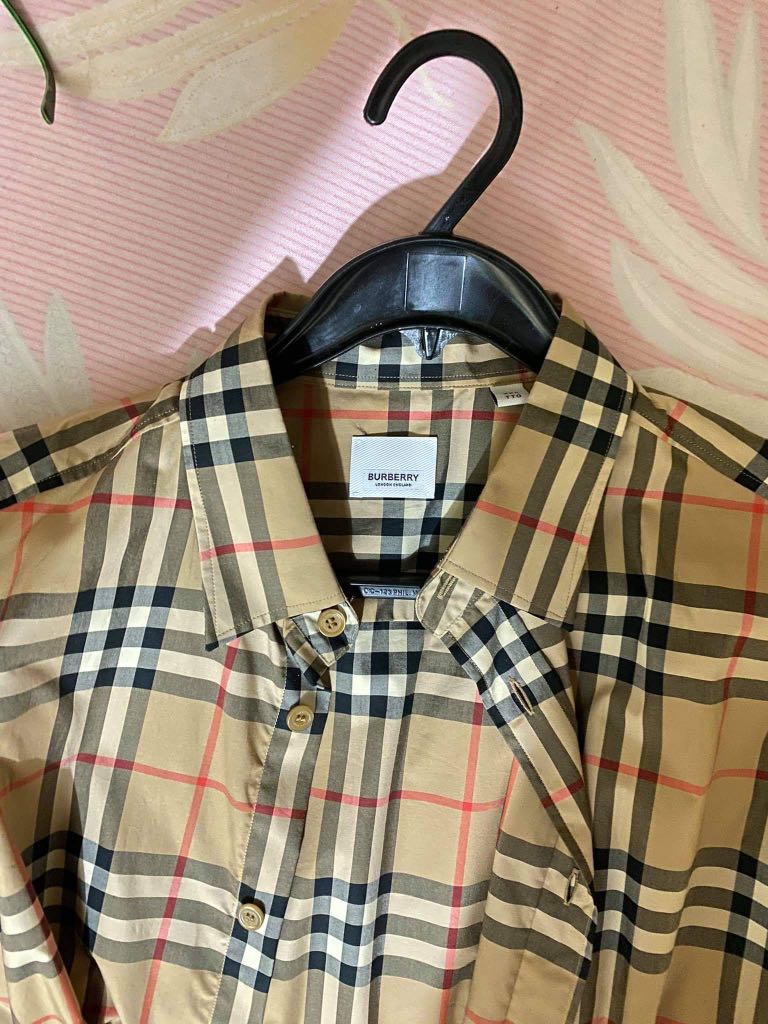 Authentic Burberry Caxton Vintage Check Shirt, Men's Fashion, Tops & Sets,  Tshirts & Polo Shirts on Carousell