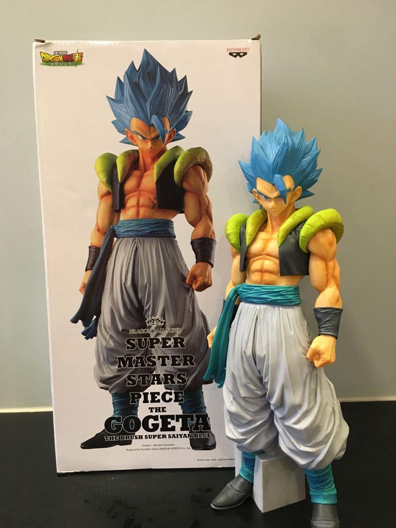 Bandai Super Master Stars Piece The Gogeta The Brush Super Saiyan Blue Toys Games Action Figures Collectibles On Carousell