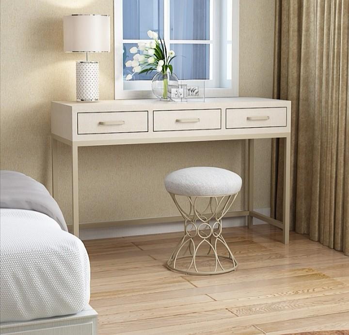Barbara Barry Like L120 Cm Solid Oak Wood 3 Drawers Fine Furniture Desk Console Hallway Table Furniture Tables Chairs On Carousell