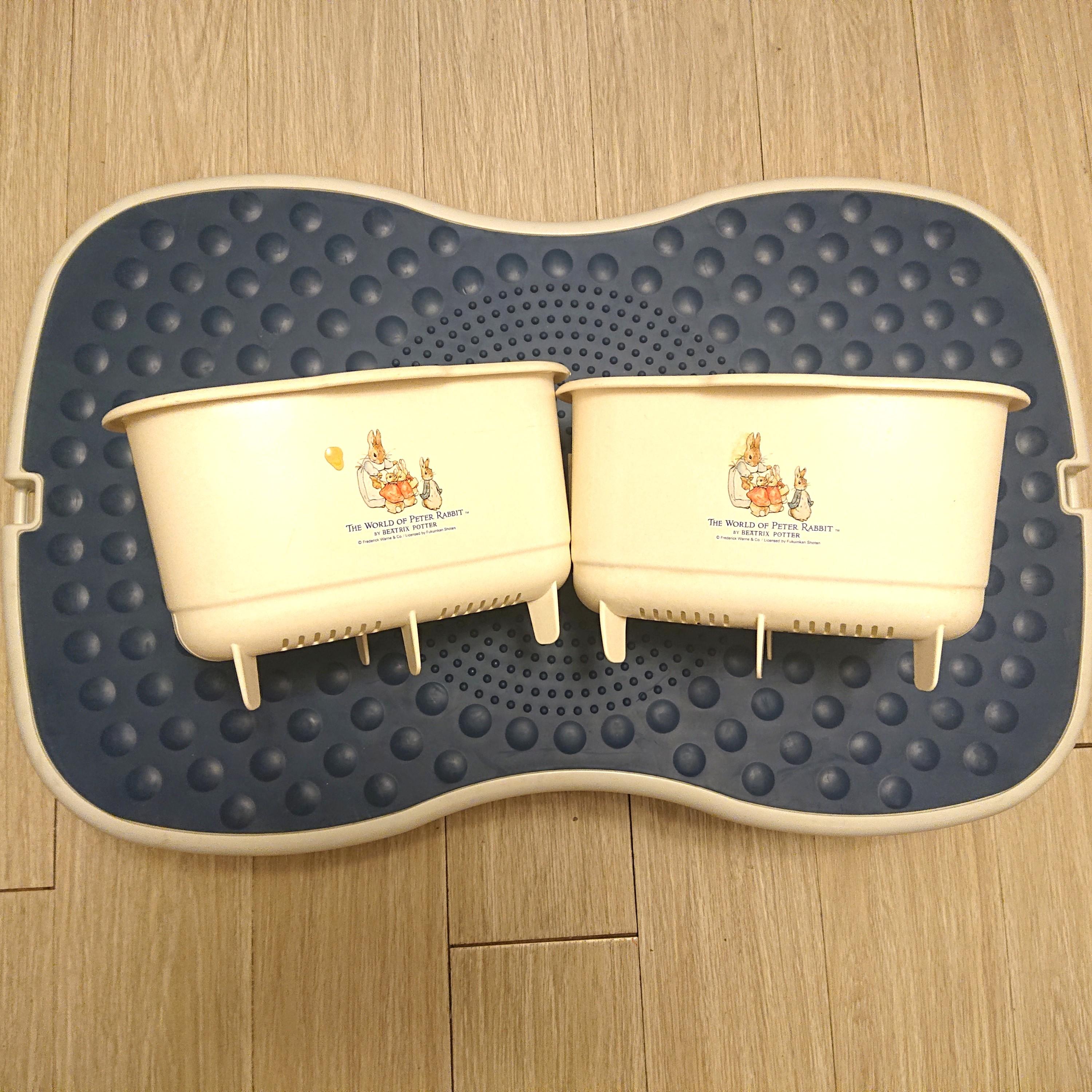 Beatrix Potter Peter Rabbit Bathroom Plastic Stand for Toiletries Set ...