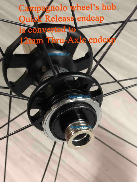 Campagnolo / Fulcrum QR to 12mm ThruAxle Adapter rear wheel adapter