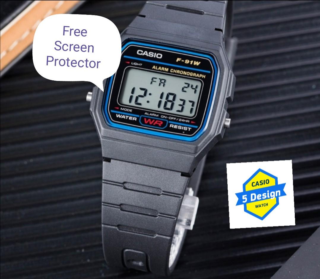 Casio Retro Digital Army Watch 5 different design Limited stock