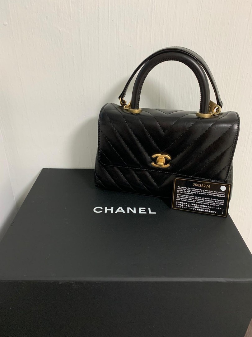 Chanel coco handle mini, Luxury, Bags & Wallets on Carousell