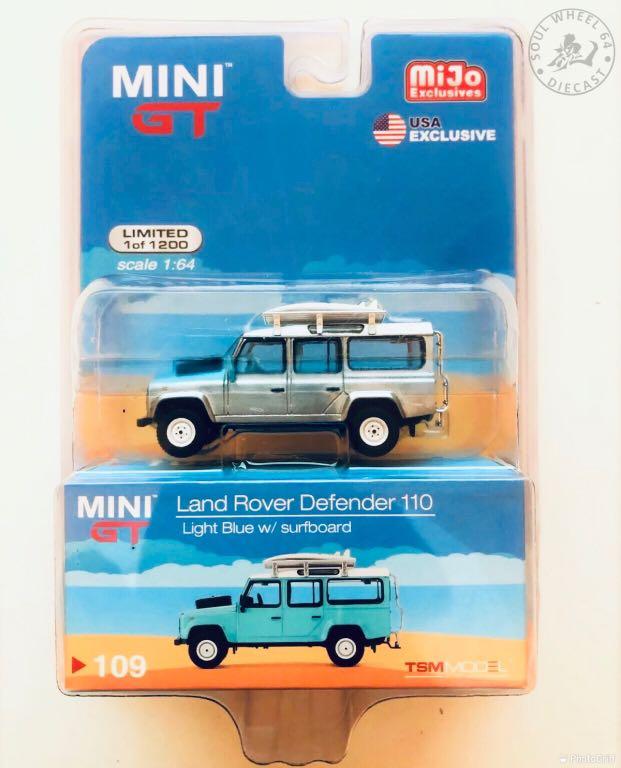 CHASE MINI GT MGT00109 LAND ROVER DEFENDER 110 WITH RACK