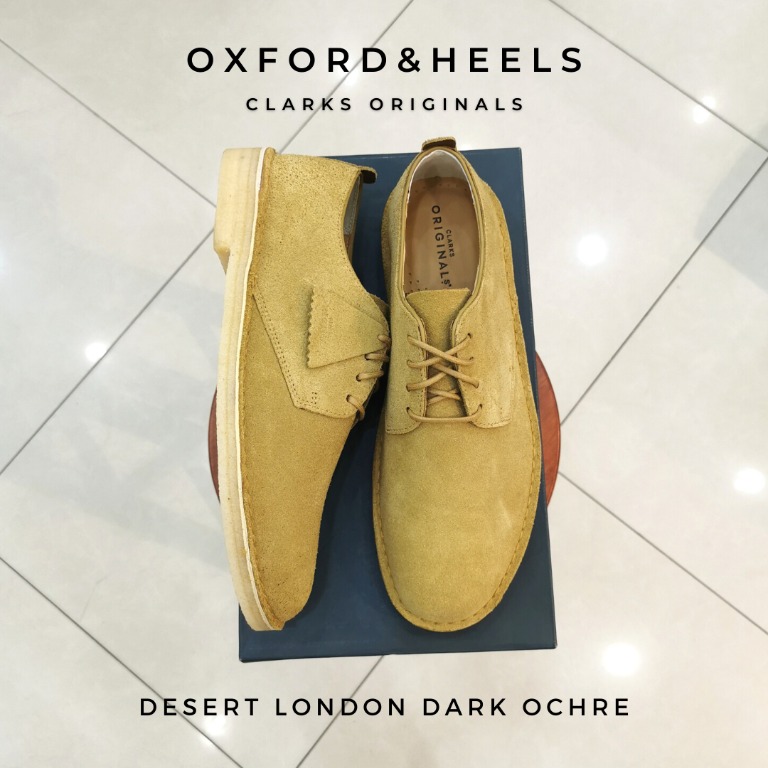Clarks ochre 2025 shoes