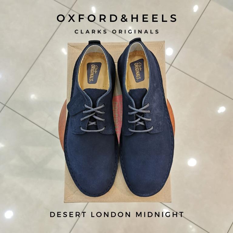 Clarks desert london blue store