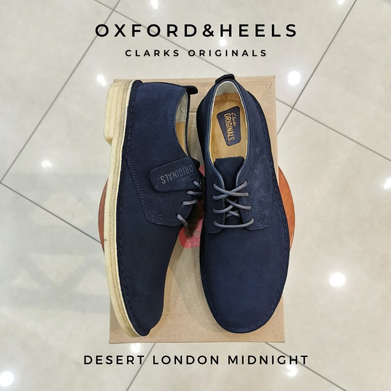 Hallo Kakadu bestellen Clarks Originals Desert London Midnight Suede Men Casual Shoes Kasut Lelaki  (Free Gift), Men's Fashion, Footwear, Casual shoes on Carousell