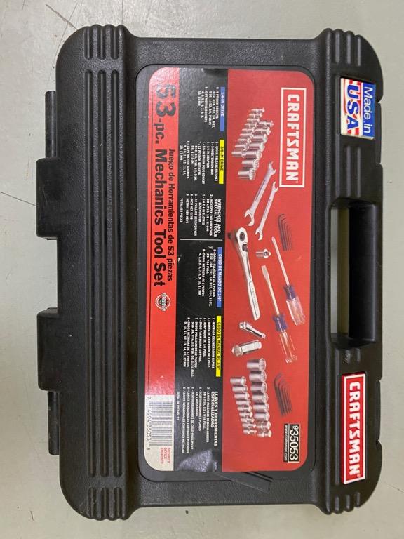 Craftsman 53 piece mechanics tool set sale