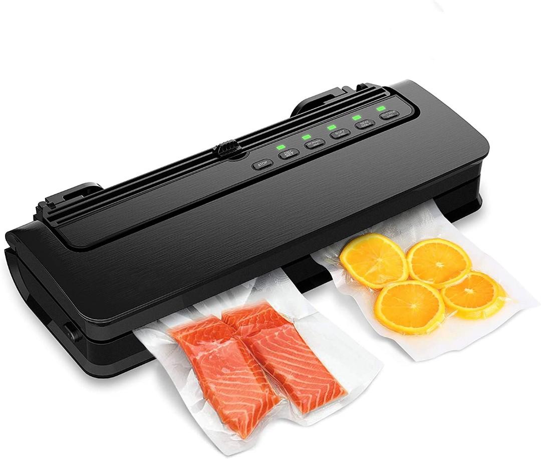 (D) Vacuum Sealer Machine, ABOX V63 Food Vacuum Air Sealing System for
