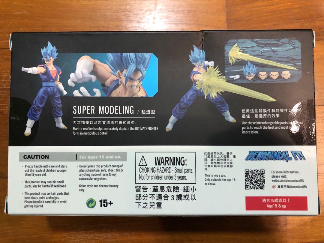 Demoniacal Fit Ultimate Fighter Accessories - Dragon Ball Z SHF Super  Saiyan Blue Vegetto / Vegito Add-on / Upgrade Kit, Hobbies & Toys, Toys &  Games on Carousell