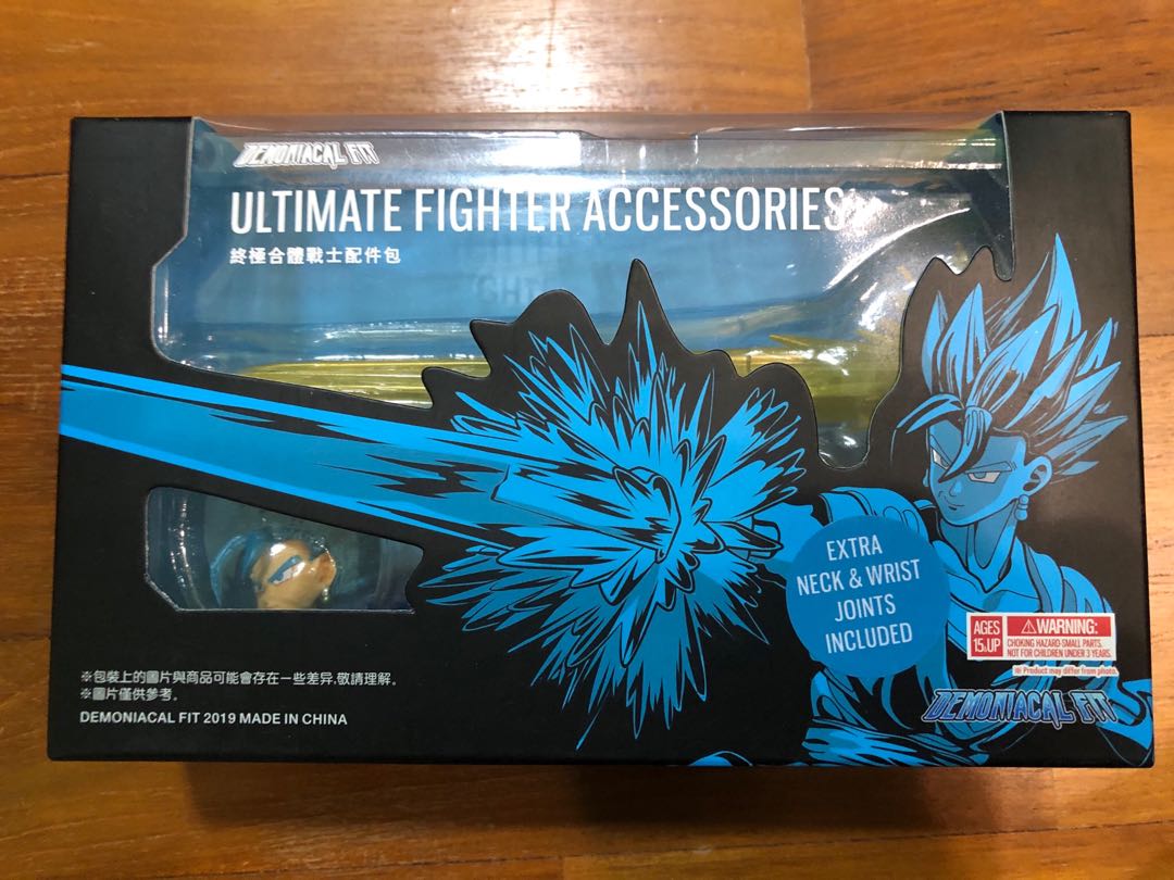 Demoniacal Fit Ultimate Fighter Accessories - Dragon Ball Z SHF Super  Saiyan Blue Vegetto / Vegito Add-on / Upgrade Kit, Hobbies & Toys, Toys &  Games on Carousell