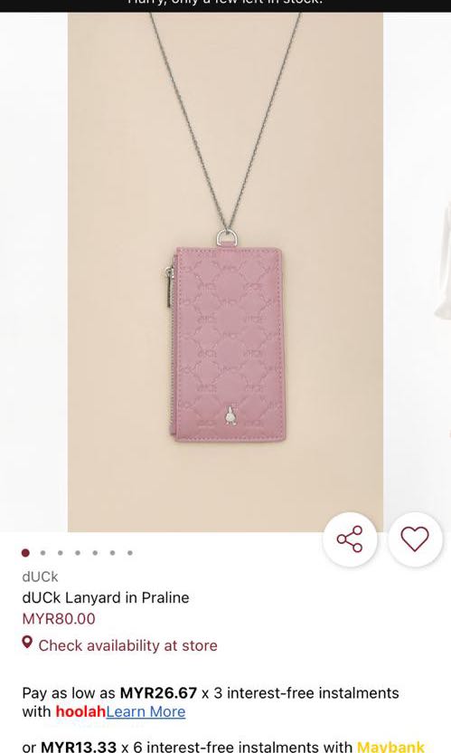 Sell Swap Duck Lanyard In Praline Women S Fashion Accessories On Carousell