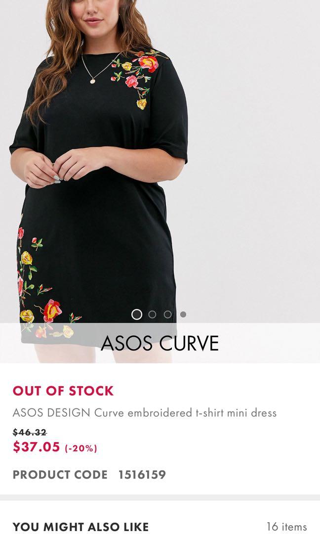 Embroidered top tshirt dress