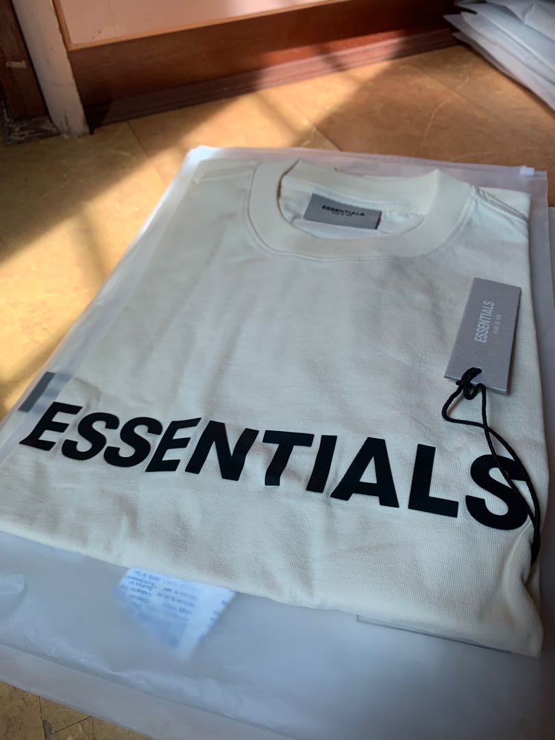 FEAR OF GOD ESSENTIALS CREAM TEE, Men's 