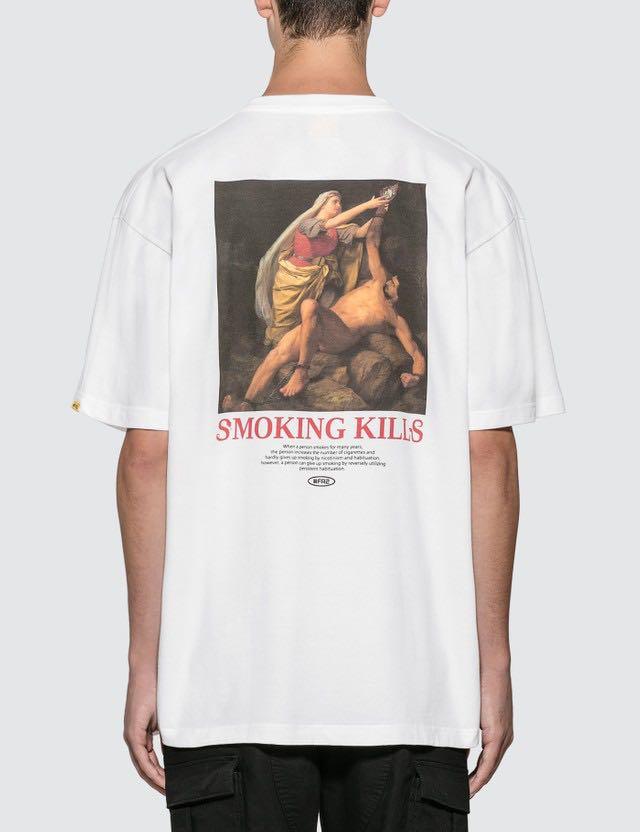 Steal Fr2 Smoking Kills Tee Men S Fashion Tops Sets Tshirts Polo Shirts On Carousell