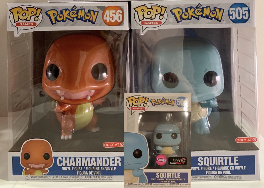 Funko Pop Pokemon Squirtle Charmander Freebies