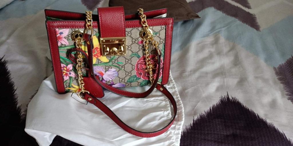 gucci floral sling bag