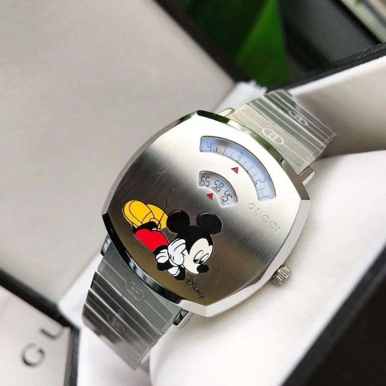 Gucci grip mickey mouse watch best sale