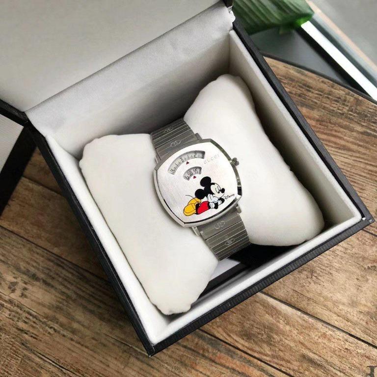 Gucci Grip Watch Steel Mickey Mouse, Women's Fashion, Watches &  Accessories, Watches on Carousell