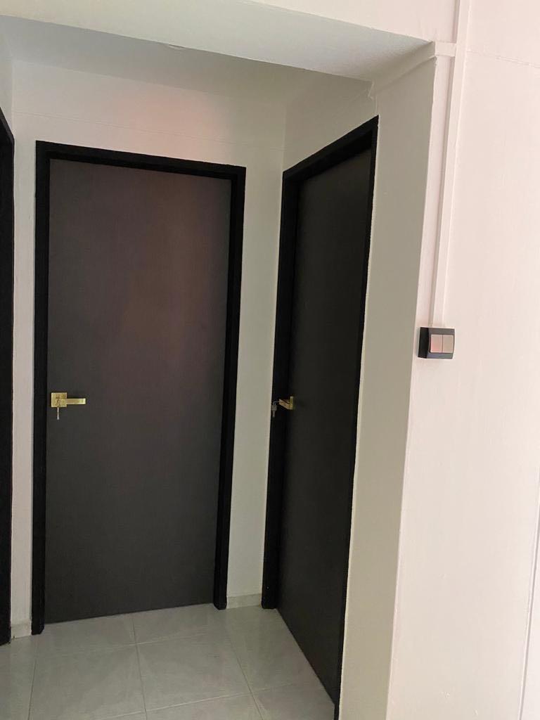 HDB full solid laminate room door65075097088897117