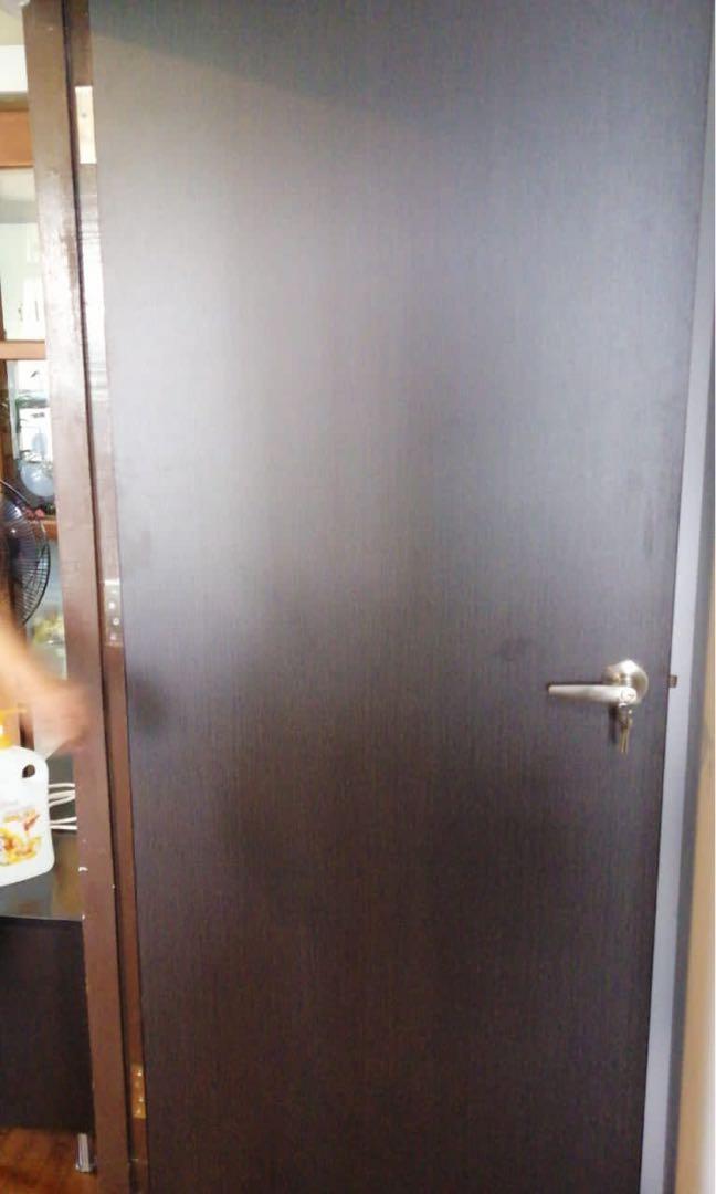 HDB full solid laminate room door65075097088897118