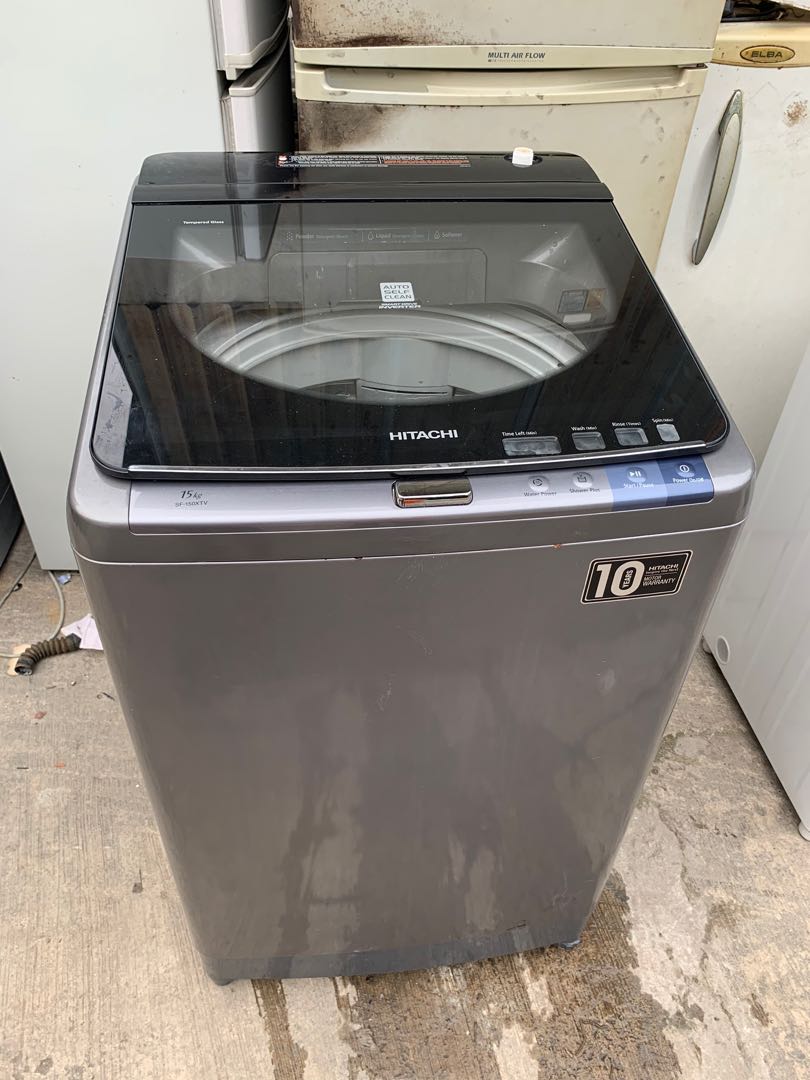 hitachi washing machine 15kg inverter, TV & Home Appliances, Washing
