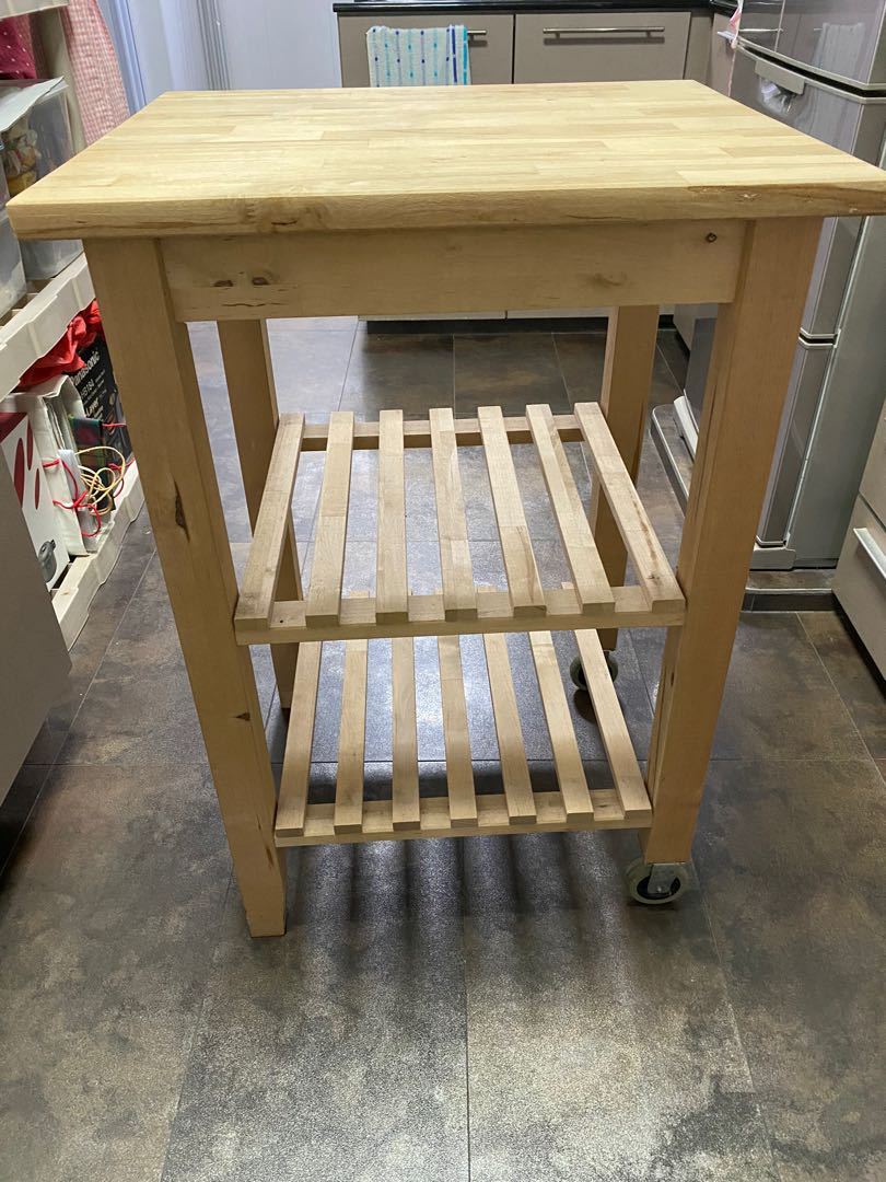 IKEA Kitchen Trolley Bekvam Island, Furniture & Home Living, Furniture