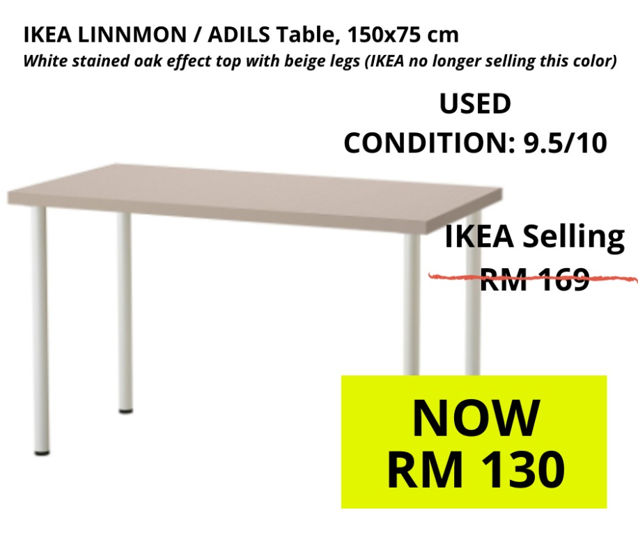 Linnmon ikea 150 sale