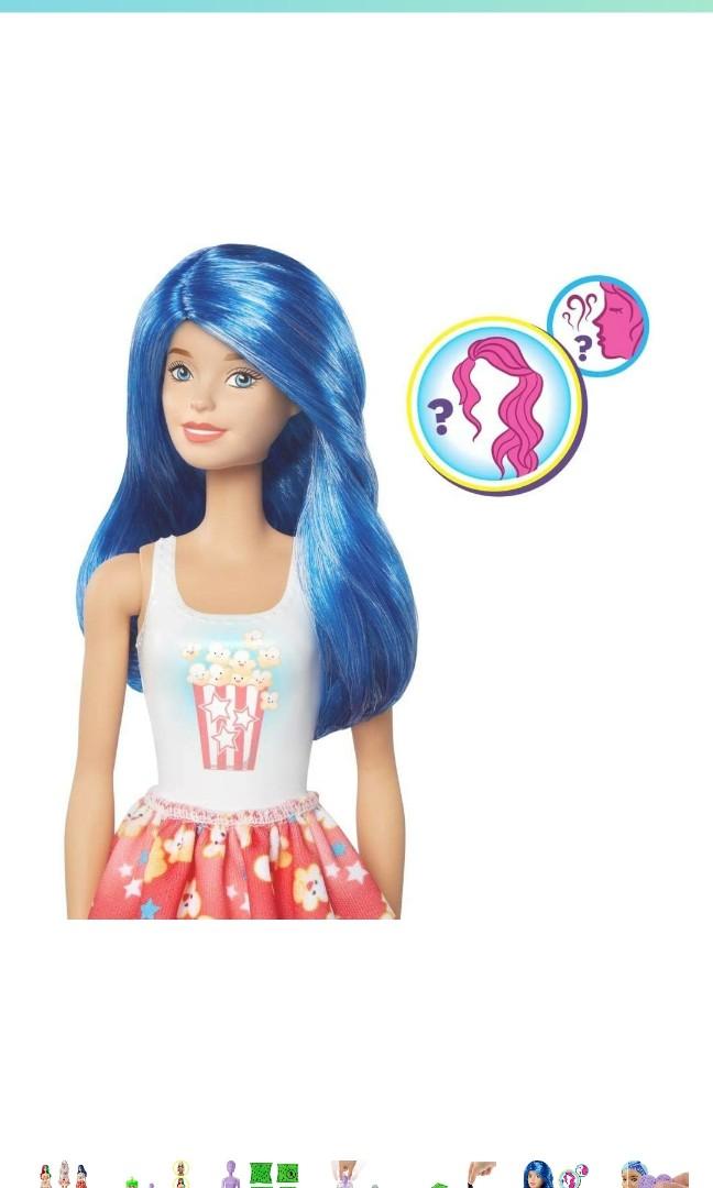 Barbie Color Reveal Doll with 7 Surprises: Water Reveals Doll's Look &  Creates Color Change on Face & Sculpted Hair; 4 Mystery Bags Contain  Surprise