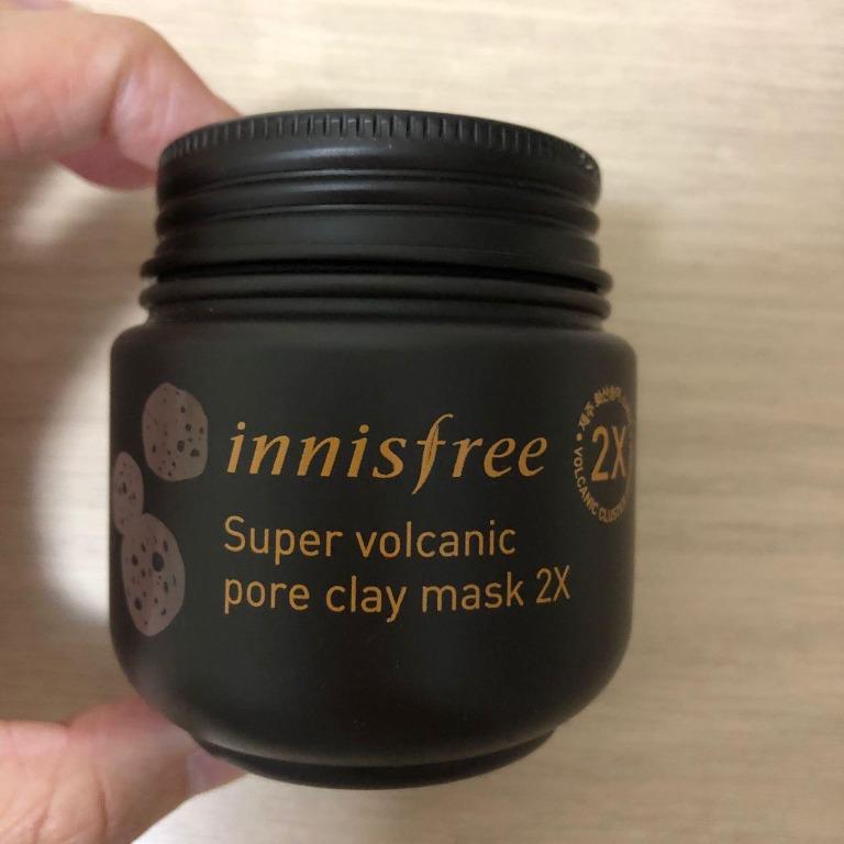 Innisfree Super Volcanic Pore Clay Mask 2x 100ml Health Beauty Face Skin Care On Carousell