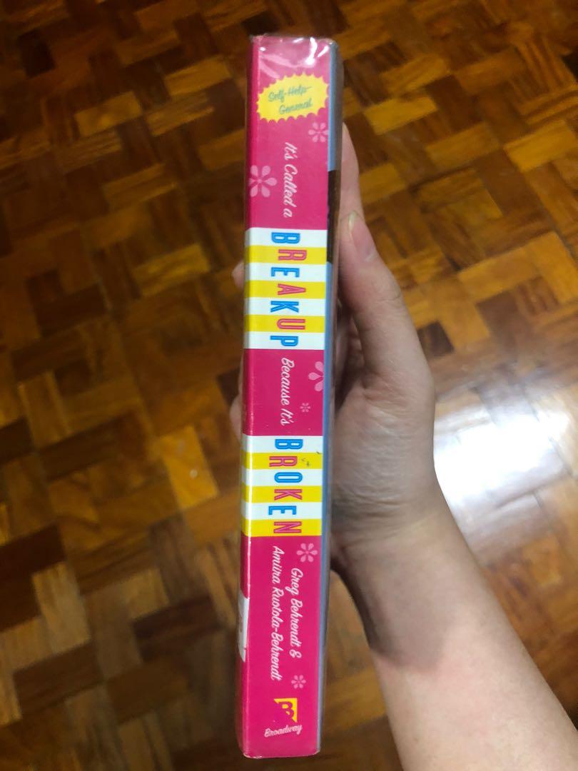 It’s Called A Break Up Because It’s Broken Book (Category: Storybooks) located in San Juan City. Submitted by bebotislate (Listing ID 1045158822, Image 3). Description: It’s Called A Break Up Because It’s Broken By: Greg Behrendt and Amiira Ruotola-Behrendt Used but covered with plastic RFS: Don’t need it anymore. Price is negotiable..