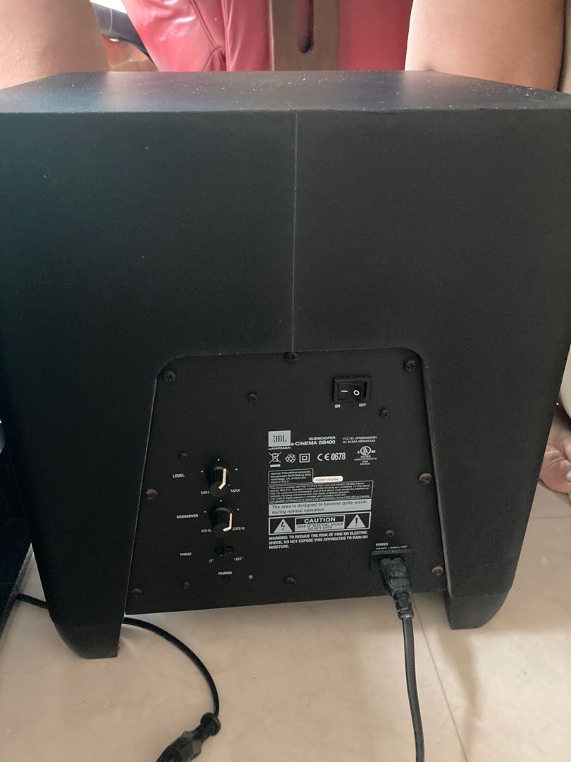 JBL SB400 subwoofer, Audio, Soundbars, Speakers & Amplifiers on Carousell