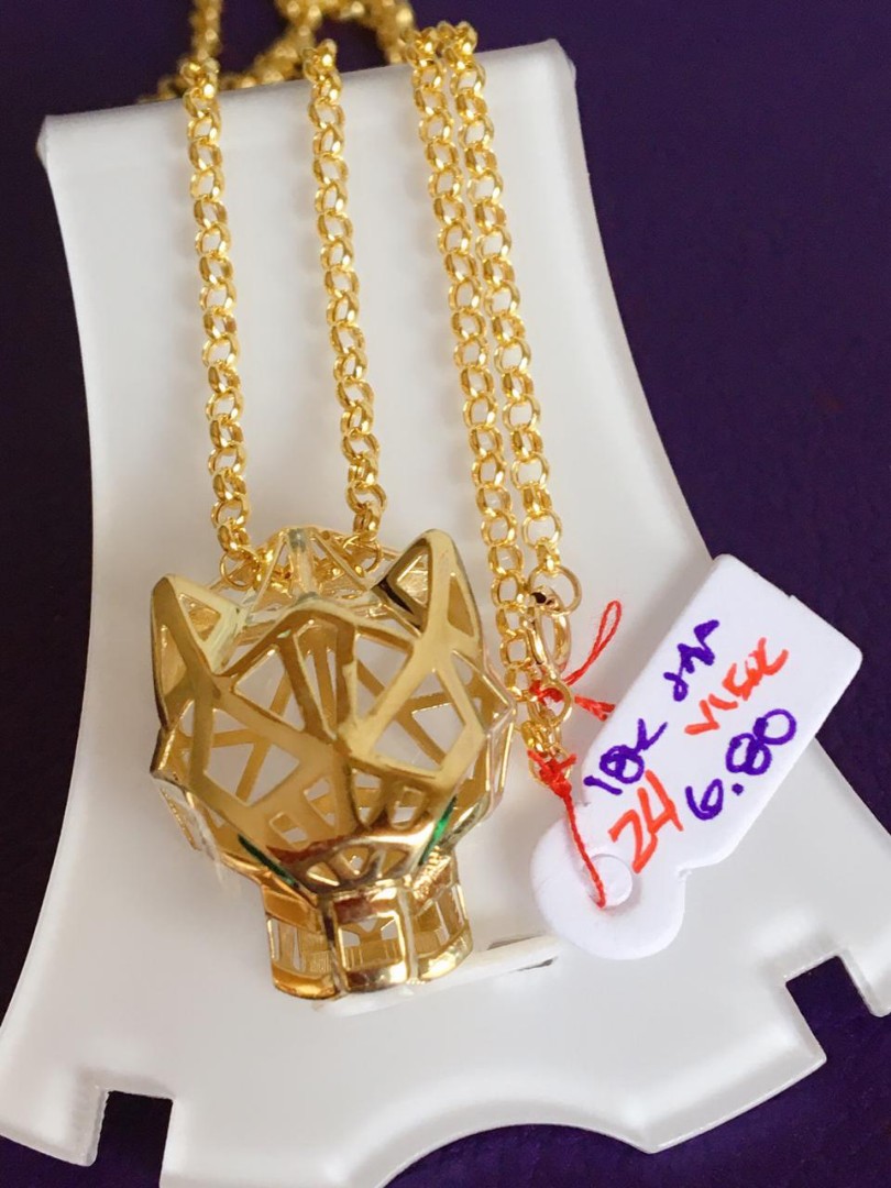 Cartier panther necklace clearance gold