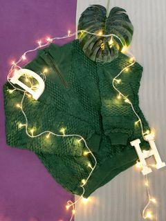 Knitted Green Men's Top