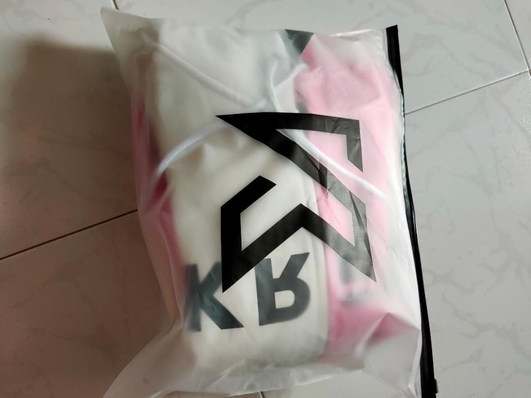 Hoodie Jacket Krew District Pink, Women's Fashion, Coats, Jackets and